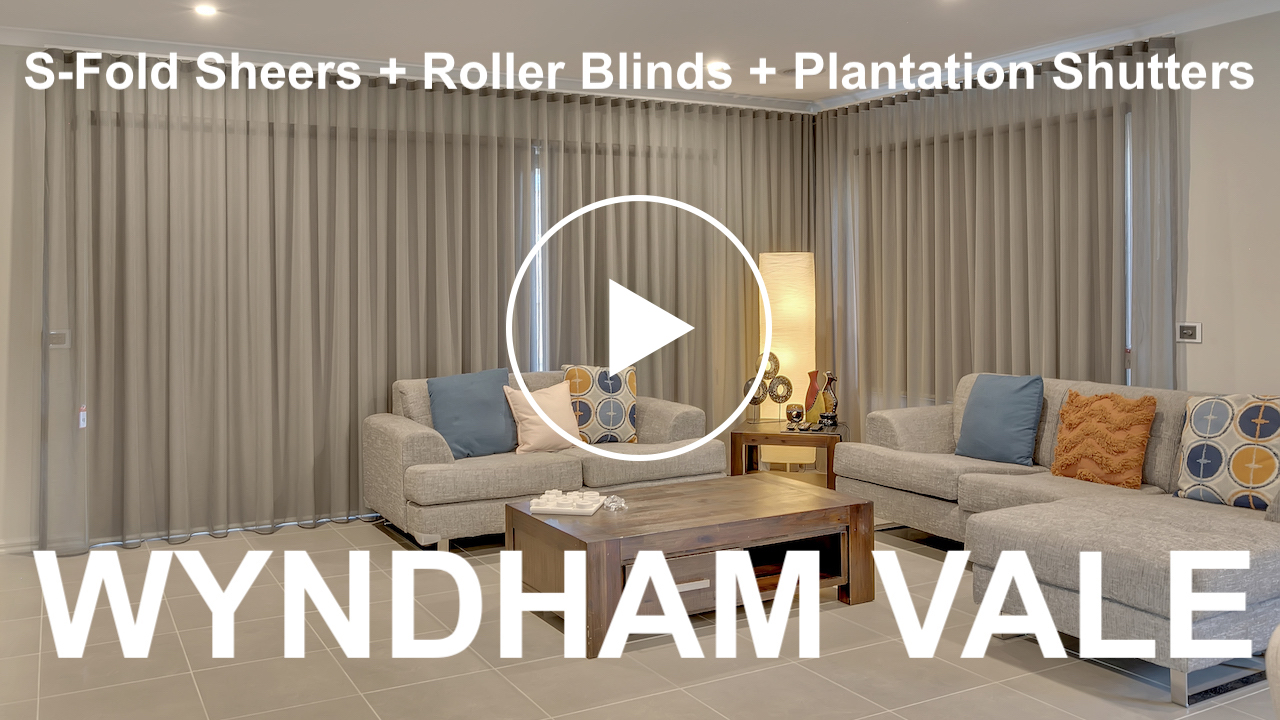 S-Fold Sheers Wyndham Vale Roller Blinds Wyndham Vale Plantation Shutters Wyndham Vale